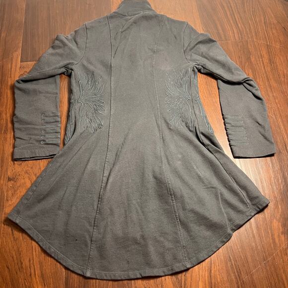 Soft Surroundings Blazer Jacket Women's Size S Tallulah Jersey Embroidered - Picture 6 of 9